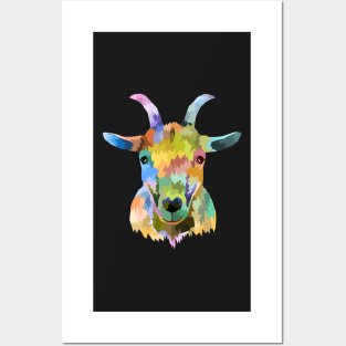 Colorful Goat Posters and Art